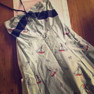 Vintage Anthropologie Odille sailboat dress